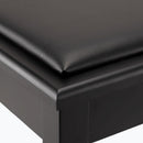 On-Stage KB8904B, Deluxe Keyboard/Piano Bench, Height 19.5", 240 lbs. Weight Capacity, Wood / Vinyl Construction, Black Satin