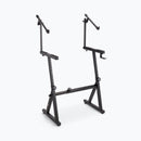 On-Stage KS1365, Z Keyboard Stand with Second Tier, Black