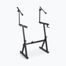 On-Stage KS1365, Z Keyboard Stand with Second Tier, Black