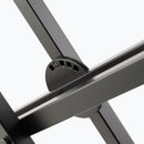 On-Stage KS7292, Double-X ERGO-LOK Keyboard Stand with Second Tier, 320 lbs. Weight Capacity, 12" - 32" Base Spread, Black
