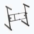 On-Stage KS7350, Folding-Z Keyboard Stand, Height Adjustment 23.5" - 36.5", 375 lbs. Weight Capacity, Welded Metal Construction, Black