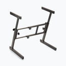 On-Stage KS7350, Folding-Z Keyboard Stand, Height Adjustment 23.5" - 36.5", 375 lbs. Weight Capacity, Welded Metal Construction, Black
