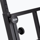 On-Stage KS7365EJ, Folding-Z Keyboard Stand with Second Tier, 400 lbs. Weight Capacity, Welded Metal Construction, Black