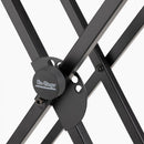 On-Stage KS8191XX, Double-X Bullet Nose Keyboard Stand with Lok-Tight Construction, Height Adjustment 27" - 39", 200 lbs. Weight Capacity, 11" - 31" Base Spread, Lok-Tight Metal Construction, Black