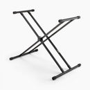 On-Stage KS8191XX, Double-X Bullet Nose Keyboard Stand with Lok-Tight Construction, Height Adjustment 27" - 39", 200 lbs. Weight Capacity, 11" - 31" Base Spread, Lok-Tight Metal Construction, Black