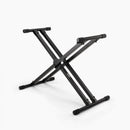 On-Stage KS8291XX, ERGO-LOK Double-X Keyboard Stand with Lok-Tight Construction, Height Adjustment 24.75" - 38.25", 27" - 38", 320 lbs. Weight Capacity, 12" - 32" Base Spread, Lok-Tight Metal Construction