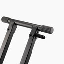 On-Stage KS8291XX, ERGO-LOK Double-X Keyboard Stand with Lok-Tight Construction, Height Adjustment 24.75" - 38.25", 27" - 38", 320 lbs. Weight Capacity, 12" - 32" Base Spread, Lok-Tight Metal Construction
