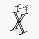 On-Stage KSA7500, Universal Second Tier for X-Style Keyboard Stand, Height 11.5", 60 lbs. Weight Capacity, Black