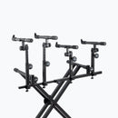On-Stage KSA8500, Deluxe Keyboard Tier, 66 lbs. (33 lbs. Per Set of arms) Weight Capacity, Black