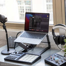 On-Stage LPT5000, Laptop Stand, Height Adjustment 6.3" - 10.9", 8 lbs Weight Capacity, Black