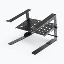 On-Stage LPT6000, Multipurpose Laptop Stand, Height Adjustment 9.25" - 14.25", 10 lbs. Weight Capacity, Black