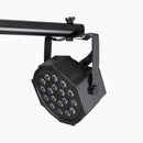 On-Stage LS7730, Lighting Stand with Truss, Height Adjustment 65" - 129", 120" Length, 200 lbs Total Weight Capacity, 48" Base Spread, Aluminum Construction, Black
