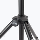 On-Stage LS7805QIK, Power Crank-Up Lighting Stand, Height Adjustment 54" - 132", 80 lbs Weight Capacity, 54" Base Spread, Aluminum and Steel Construction, Black