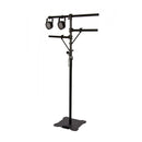 On-Stage LS7920BLT, Flat-Base Lighting Stand, Height Adjustment 60"-120", 110 lbs Weight Capacity, Black