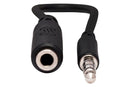 HOSA - Headphone Adapter, 3.5 mm TRRS to Slim 3.5 mm TRRS