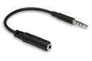 HOSA - Headphone Adapter, 3.5 mm TRRS to Slim 3.5 mm TRRS