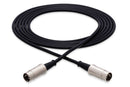 HOSA - Pro MIDI Cable, Serviceable 5-pin DIN to Same, 5 ft