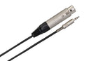 HOSA - Impedance Transformer, XLR3F to 3.5 mm TRS, 18 in