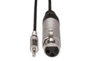 HOSA - Impedance Transformer, XLR3F to 3.5 mm TRS, 18 in