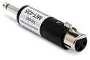 HOSA - Impedance Transformer, XLR3F to 1/4 in TS