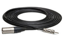 HOSA - Camcorder Microphone Cable, Hosa 3.5 mm TRS to Neutrik Right-angle XLR3M, 15 ft