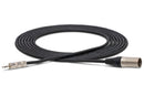 HOSA - Camcorder Microphone Cable, Hosa 3.5 mm TRS to Neutrik XLR3M, 1.5 ft