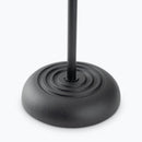 On-Stage MS7201QRB, Quik-Release Round-Base Mic Stand, Height 34"-62", Black
