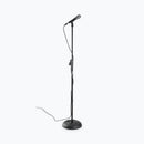 On-Stage MS7201QRB, Quik-Release Round-Base Mic Stand, Height 34"-62", Black
