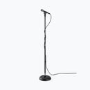 On-Stage MS7201QTR, Quarter-Turn Round-Base Mic Stand, Height 34"-60", Black
