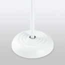 On-Stage MS7201W-BB, Round-Base Mic Stand, Height 33"-60", White