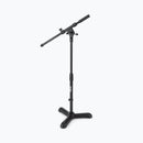 On-Stage MS7311B, Drum/Amp Mic Stand, Height 18"-26.5", 17" Boom, 6.5" Base Spread, Black