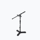 On-Stage MS7311B, Drum/Amp Mic Stand, Height 18"-26.5", 17" Boom, 6.5" Base Spread, Black