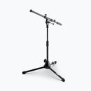 On-Stage MS7411B, Drum/Amp Tripod Mic Stand with Boom, Height 17"-27", 19" Boom, 26" Base Spread, Black