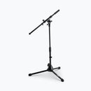 On-Stage MS7411B, Drum/Amp Tripod Mic Stand with Boom, Height 17"-27", 19" Boom, 26" Base Spread, Black