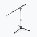 On-Stage MS7411TB, Drum/Amp Tripod Mic Stand with Tele Boom, Height 17"-27", 20"-36" Boom, 22", 26" Base Spread, Black