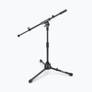 On-Stage MS7411TB, Drum/Amp Tripod Mic Stand with Tele Boom, Height 17"-27", 20"-36" Boom, 22", 26" Base Spread, Black