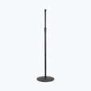 On-Stage MS9212, Production-Grade Mic Stand with 12" Round Base, Height 36"-65", Black
