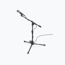 On-Stage MS9411TB, Production-Grade Heavy-Duty Kick Drum Mic Stand, Height 15"-24", 19"-33" Boom, 19" Base Spread, Black