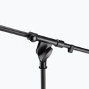 On-Stage MS9411TB, Production-Grade Heavy-Duty Kick Drum Mic Stand, Height 15"-24", 19"-33" Boom, 19" Base Spread, Black