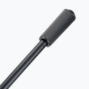 On-Stage MS9417, Drum/Amp Mic Stand with Tele Boom, Height 17"-28.5", 21.5"-36" Boom, Steel and Zinc Construction, 5/8"-27" for Mic Clips or Accessories and M20 at Base Threading, Black