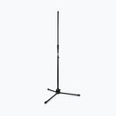 On-Stage MS9700B, Production-Grade Mic Stand with Tripod Base, Height 36"-64", 24" Base Spread, Steel and Zinc Construction, 5/8"-27" Threading, Black