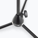 On-Stage MS9701TB, Production-Grade Mic Stand with Tripod Base and Telescoping Boom Arm, Height 36"-64", 21.5"-36" Boom, 24" Base Spread, Steel and Zinc Construction, 5/8"-27" Threading, Black