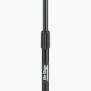 On-Stage MSP7703, Three Euro Boom Mic Stands with Bag, Height 32"-61.5", 30" Boom, 23" Base Spread, Heavy-duty Padded Nylon Material, 5/8"-27" Threading, Black