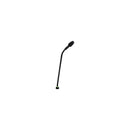 Shure MX405R/MS, 5" Shock-mounted Gooseneck, Mini Shotgun, with LED ring on Top, with Preamplifier