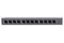 HOSA - Patch Bay, 12-point, De-normalled, XLR3F to XLR3M