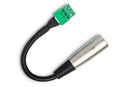 HOSA - Low-voltage Adapter, PHX3M to XLR3M, 6 in