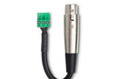 HOSA - Low-voltage Adapter, XLR3F to PHX3F, 6 in