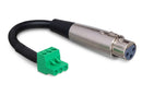 HOSA - Low-voltage Adapter, XLR3F to PHX3F, 6 in