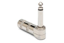 HOSA - Connector, Right-angle 1/4 in TS