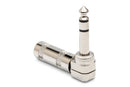 HOSA - Connector, Right-angle 1/4 in TRS